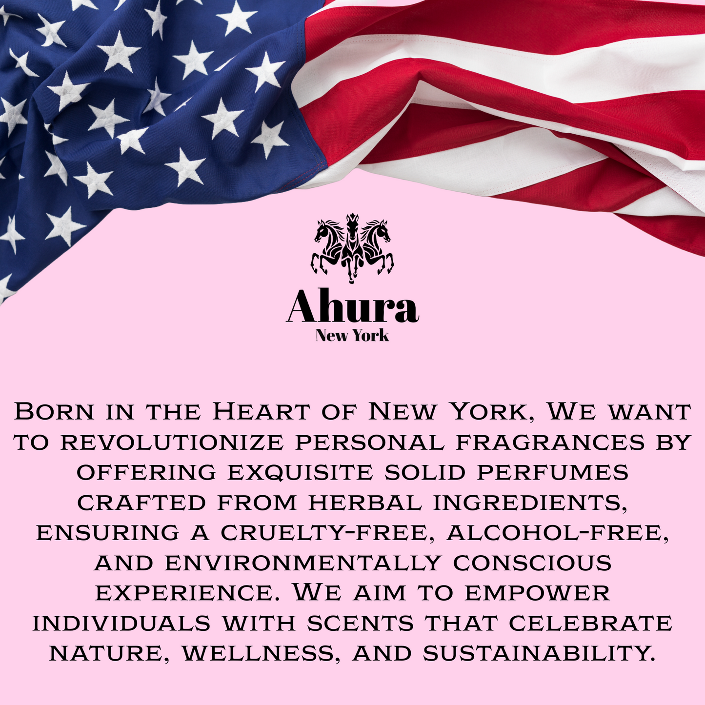 Ahura Floral Solid Perfume Balm – Natural Herbal, Alcohol-Free, Spill-Proof, Long-Lasting, TSA-Approved Fragrance