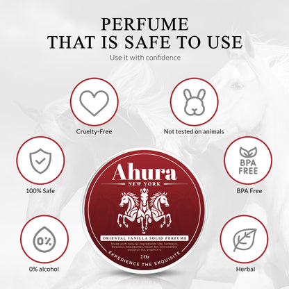 Ahura Oriental Vanilla Solid Perfume for Women