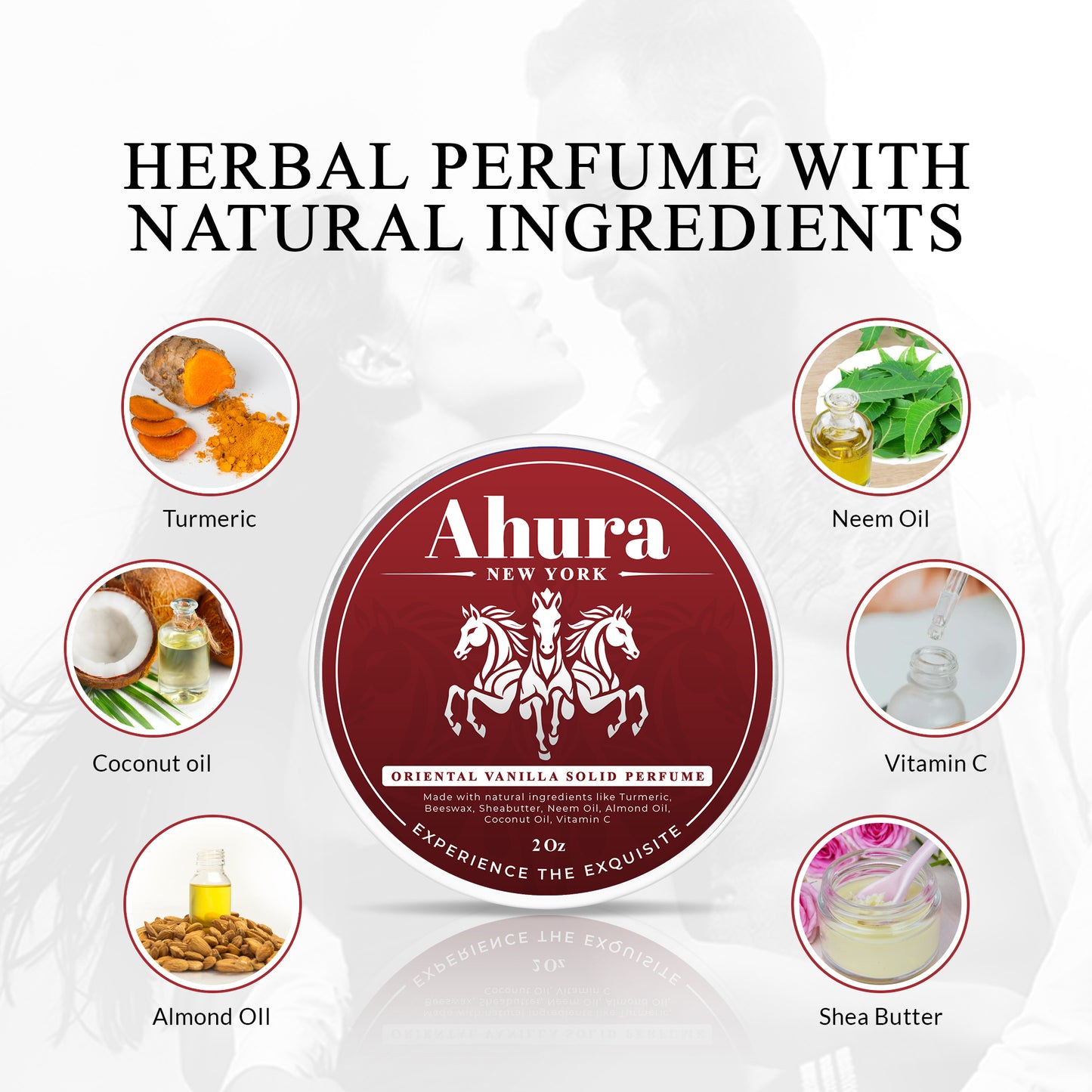 Ahura Oriental Vanilla Solid Perfume for Women