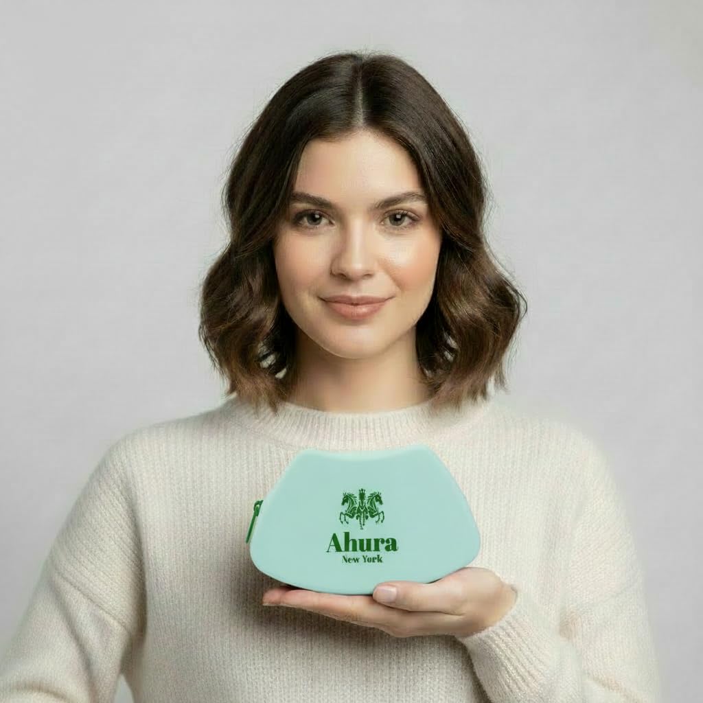 Ahura Silicone Boat Shape Cosmetic Travel Bag 