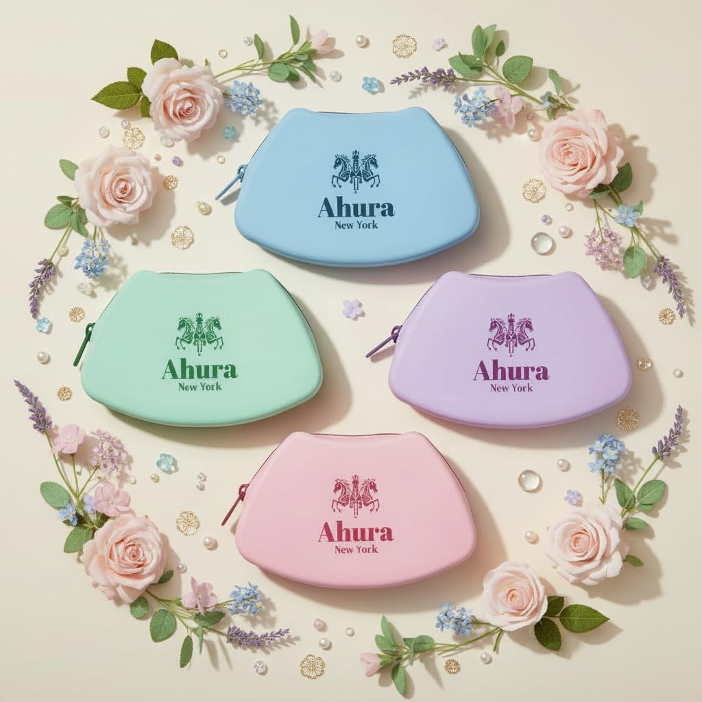 Ahura Silicone Boat Shape Cosmetic Travel Bag 