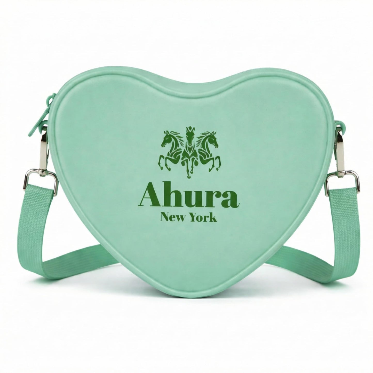 Ahura Silicone Heart Shape Crossbody Bags