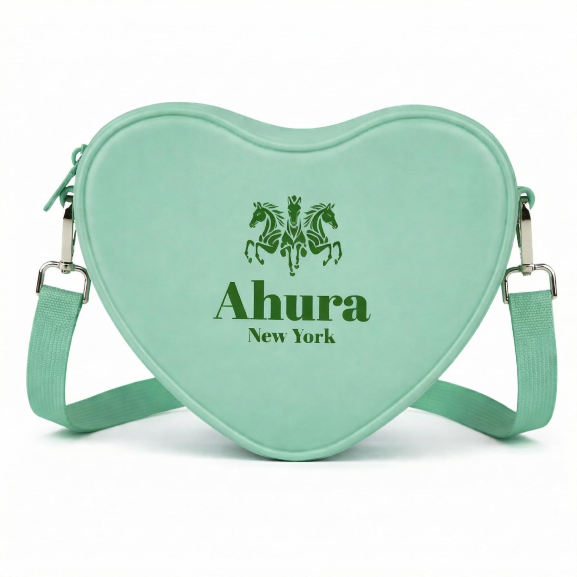 Ahura Silicone Heart Shape Crossbody Bags