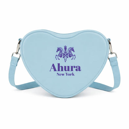Ahura Silicone Heart Shape Crossbody Bags