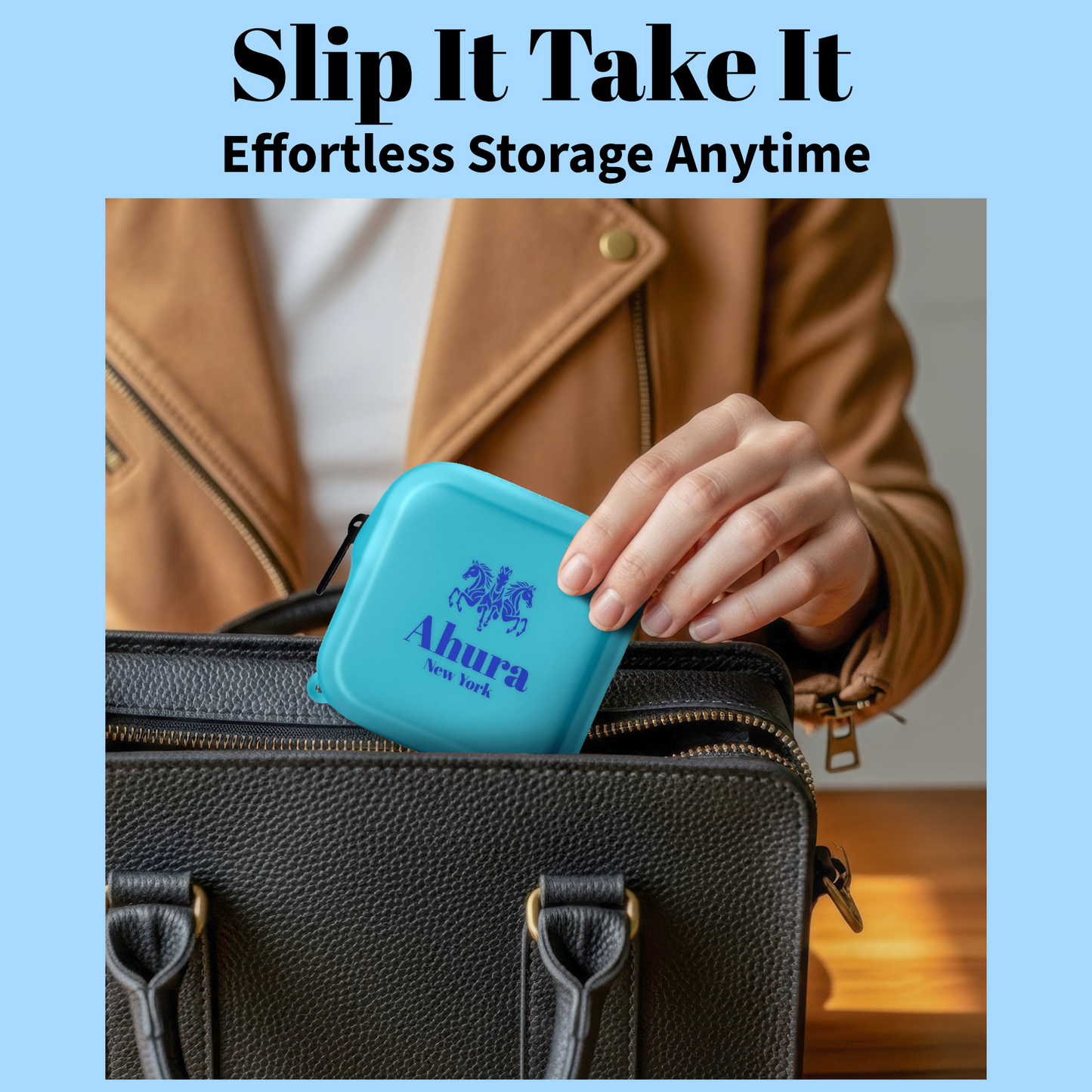 Ahura Silicone Mini Travel Pouch 