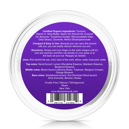 Ahura White Floral Herbal Solid Perfume Gift Box