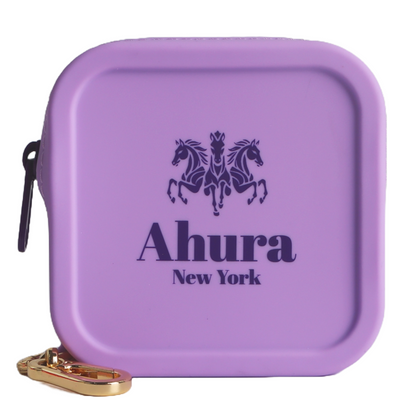 Ahura Purple Silicone, Toiletry, Cosmetic, Travel, Gym Pouch