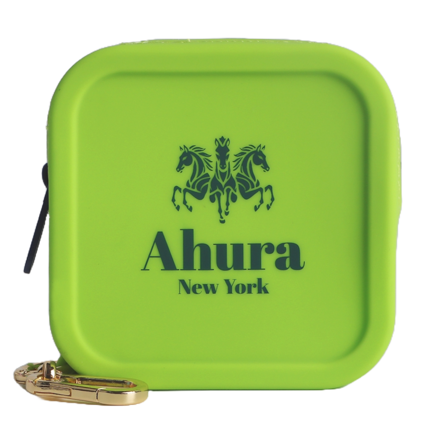Ahura Green Silicone, Toiletry, Cosmetic, Travel, Gym Pouch