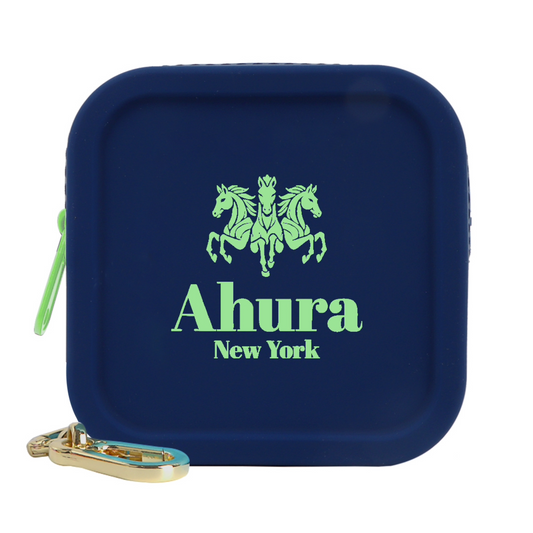 Ahura Navy Silicone, Toiletry, Cosmetic, Travel, Gym Pouch (Copy) (Copy)