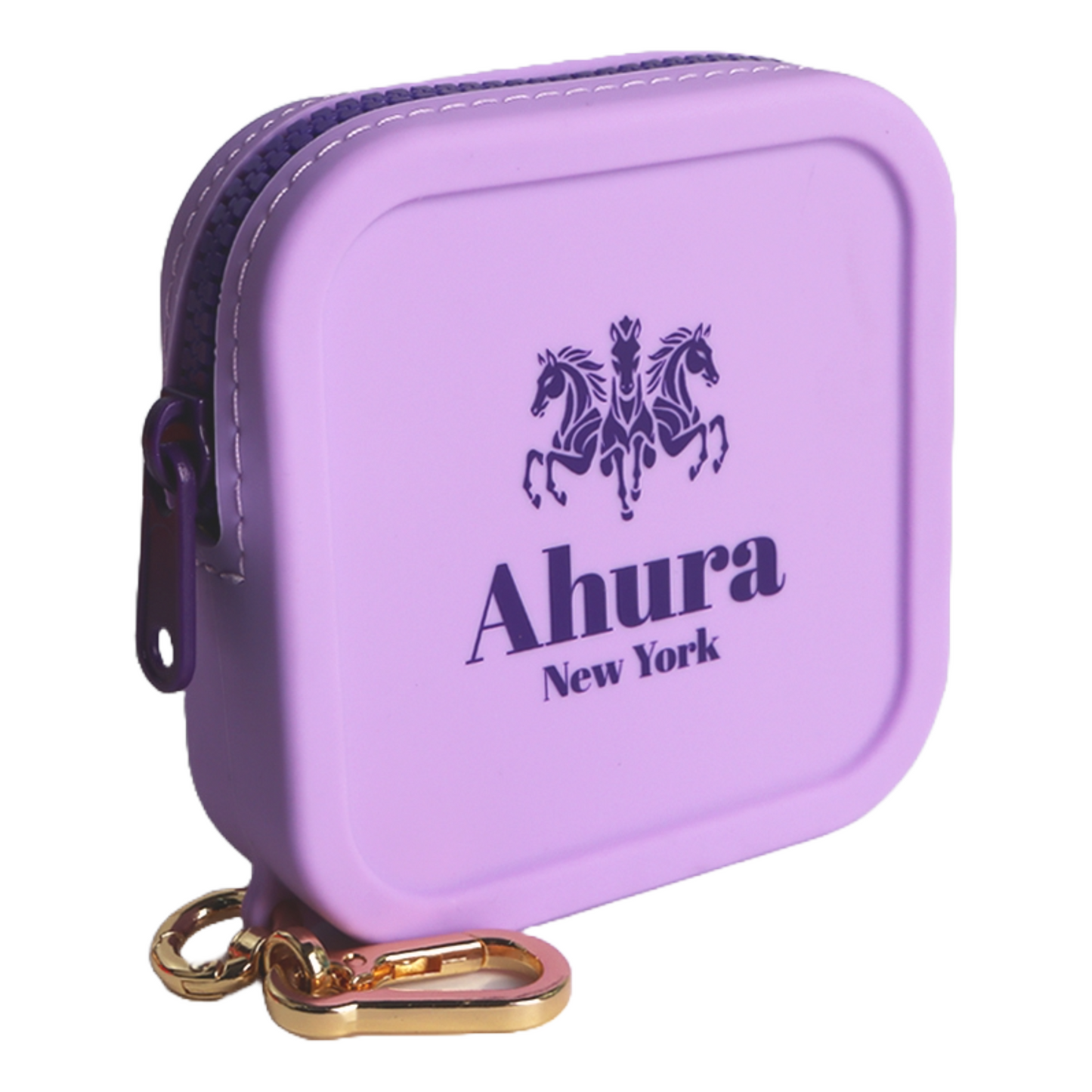Ahura Purple Silicone, Toiletry, Cosmetic, Travel, Gym Pouch
