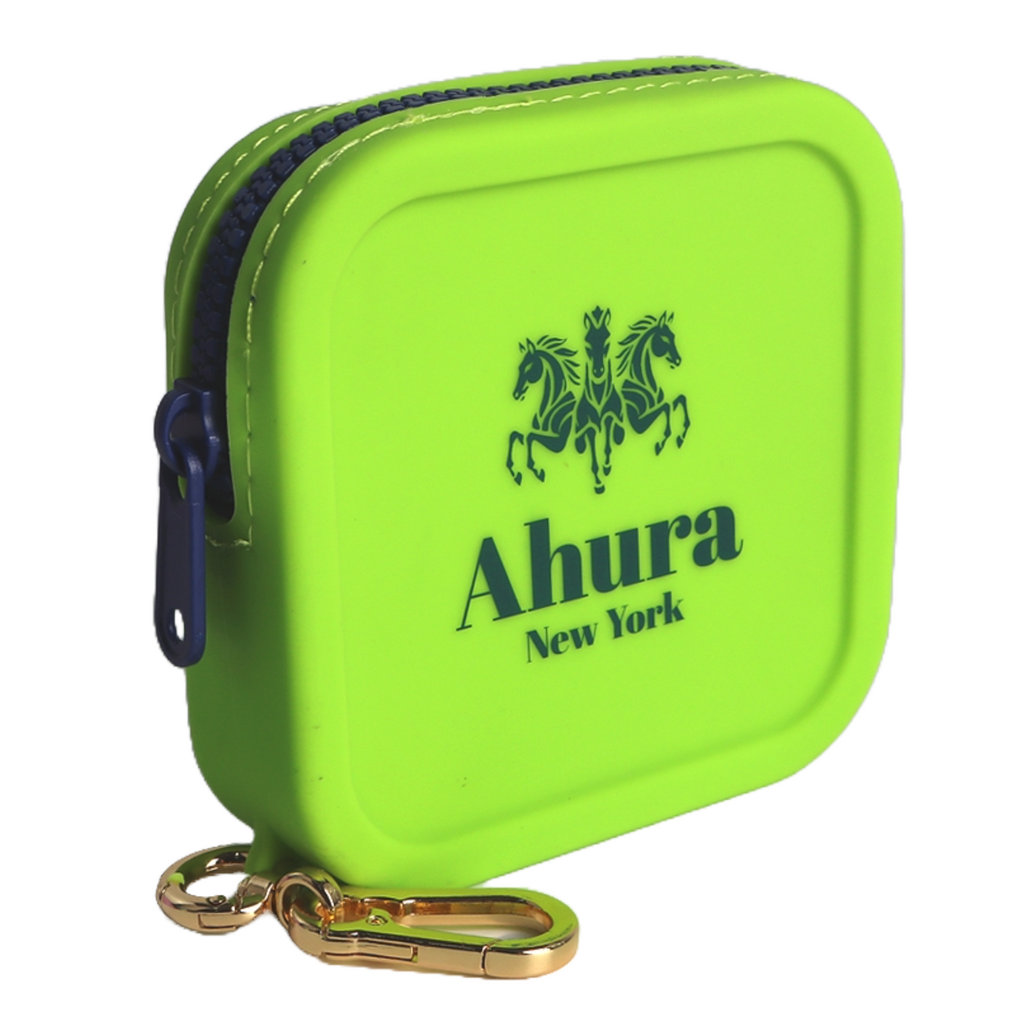 Ahura Green Silicone, Toiletry, Cosmetic, Travel, Gym Pouch