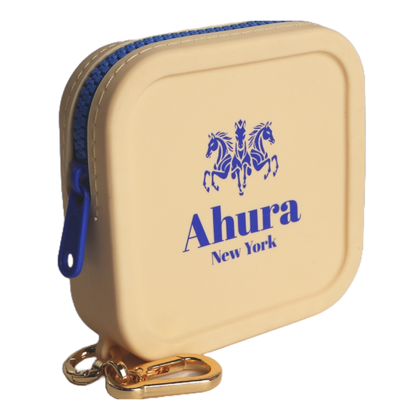 Ahura Beige Silicone, Toiletry, Cosmetic, Travel, Gym Pouch (Copy)