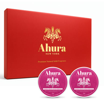 Ahura Fruity Floral Herbal Solid Perfume Gift Box