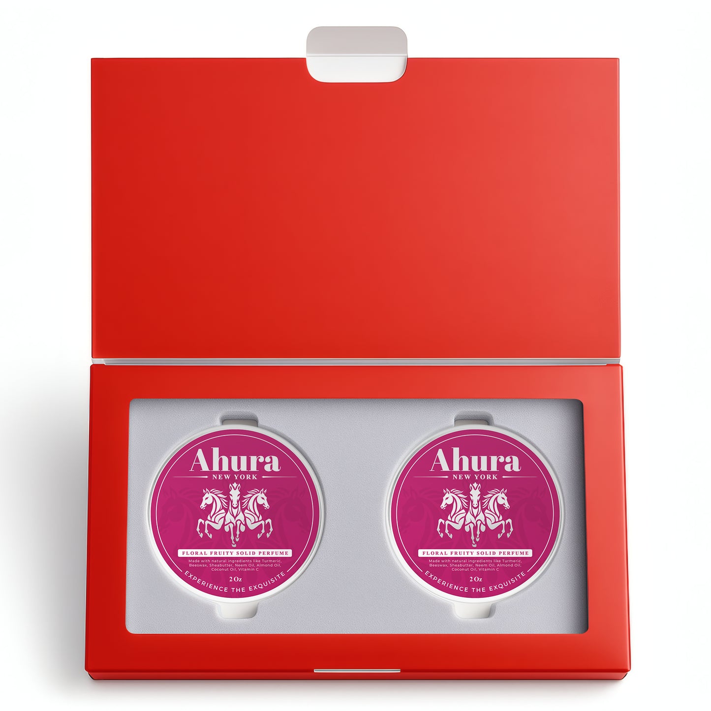 Ahura Fruity Floral Herbal Solid Perfume Gift Box