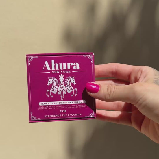 Ahura Herbal Alcohol Free Solid Perfume Balm 